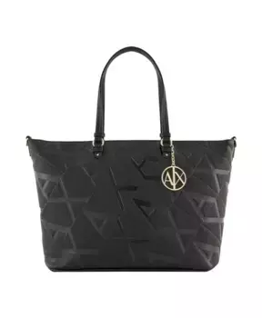 Квадратная сумка шоппер Armani Exchange, черный