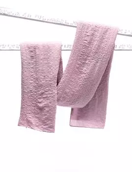 Квадратная текстурированная шаль Сиреневый Kayra