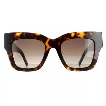 Квадратная женская футболка с градиентом Гавана 1386/s Hugo Boss, коричневый