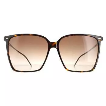 Квадратная женская футболка с градиентом Гавана 1388/s Hugo Boss, коричневый