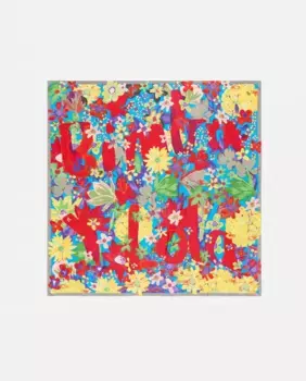 Квадратная женская шаль с принтом Bimba y Lola, красный