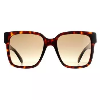 Квадратная женская темная гавана с градиентом gv 7141/g/s Givenchy, коричневый