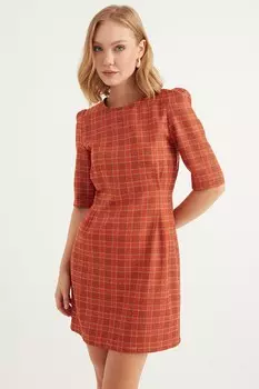 Квадратное платье Tbn, оранжевый