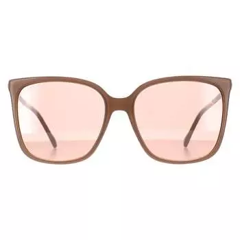 Квадратное женское телесное розовое серебряное зеркало scilla/s Jimmy Choo, бежевый