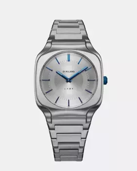 Квадратные 00729003 серые мужские часы из поликарбоната D1 Milano, серый