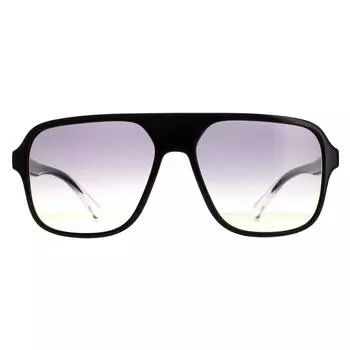 Квадратные черные прозрачные синие с градиентом солнцезащитные очки DG6134 Dolce & Gabbana, черный