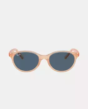 Квадратные детские солнцезащитные очки унисекс серого цвета с инъекцией Ray Ban Junior, оранжевый