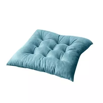 Квадратные фланелевые подушки для стула, уменьшающие давление, сильные гибкие подушки для стула, расслабляющие - красные Stuttg, светло-синий