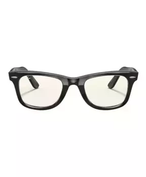 Квадратные фотохромные солнцезащитные очки оверсайз Ray-Ban, черный