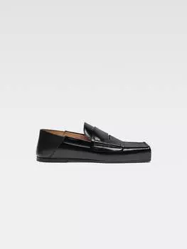 Квадратные мокасины JACQUEMUS The Carr loafers, черный