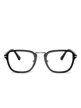 Квадратные очки Persol, черный