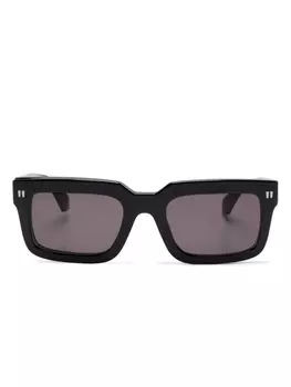 Квадратные очки с клипсами Off-White Eyewear, черный
