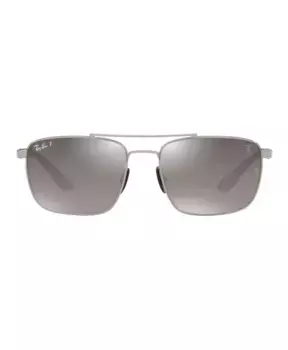 Квадратные поляризованные солнцезащитные очки RB3715m f0845j Ray-Ban, черный