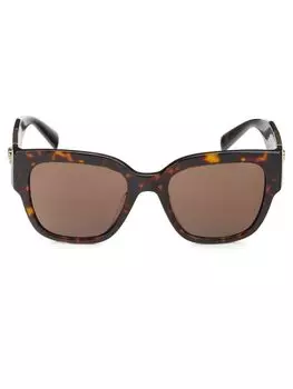 Квадратные солнцезащитные очки 24 мм Versace, коричневый