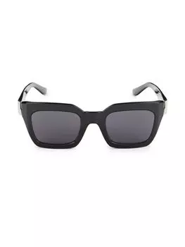 Квадратные солнцезащитные очки 50 мм Jimmy Choo, черный