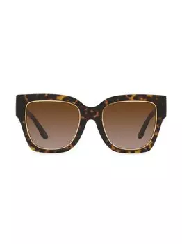 Квадратные солнцезащитные очки 52 мм Tory Burch