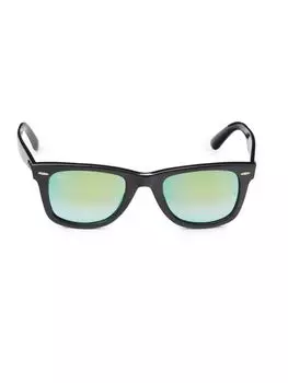 Квадратные солнцезащитные очки 52MM Ray-Ban, черный