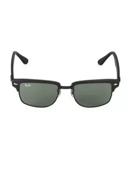 Квадратные солнцезащитные очки 52MM Ray-Ban, цвет Black Crystal