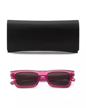 Квадратные солнцезащитные очки 54 мм Saint Laurent, розовый