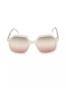 Квадратные солнцезащитные очки 55 мм Isabel Marant, цвет Ivory Pink