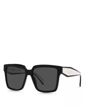 Квадратные солнцезащитные очки, 56 мм Prada