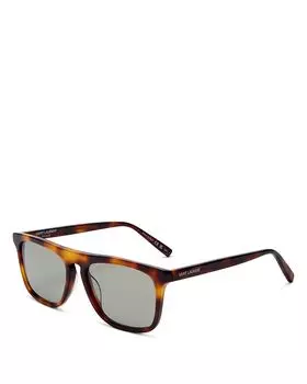 Квадратные солнцезащитные очки, 56 мм Saint Laurent