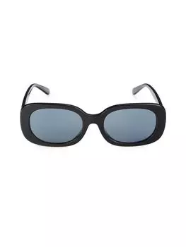 Квадратные солнцезащитные очки 56MM Coach, цвет Black Grey
