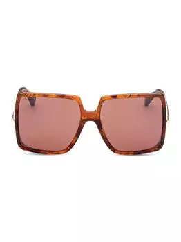 Квадратные солнцезащитные очки 58 мм Max Mara