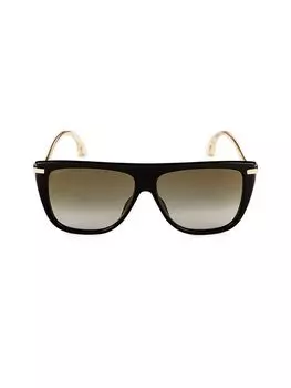 Квадратные солнцезащитные очки 58MM Jimmy Choo, цвет Black Gold
