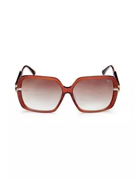 Квадратные солнцезащитные очки 59MM Champion, цвет Amber Gold