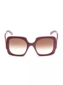 Квадратные солнцезащитные очки Alcyone 52MM Zeus + Dione, цвет Wine