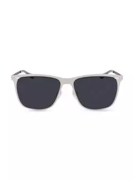 Квадратные солнцезащитные очки Arrow 55 мм Shinola, серебряный