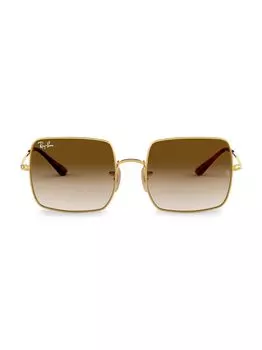 Квадратные солнцезащитные очки-авиаторы RB1971 54 мм Ray-Ban, золотой