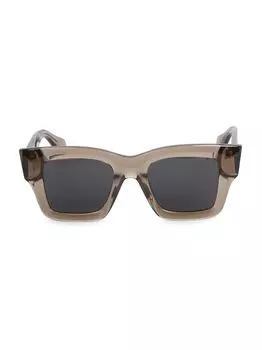 Квадратные солнцезащитные очки Baci 50 мм Jacquemus, коричневый