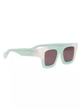 Квадратные солнцезащитные очки Baci 50 мм Jacquemus, зеленый