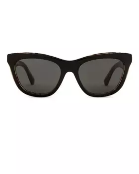 Квадратные солнцезащитные очки Burberry, черный