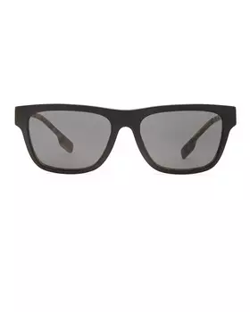 Квадратные солнцезащитные очки Burberry, цвет Top Black