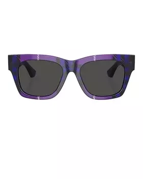 Квадратные солнцезащитные очки Burberry, фиолетовый