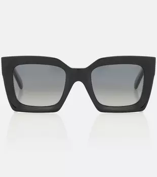 Квадратные солнцезащитные очки Celine, черный