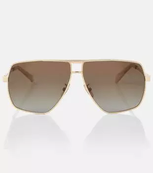 Квадратные солнцезащитные очки Celine Eyewear, золото