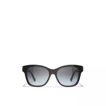 Квадратные солнцезащитные очки Chanel, серый