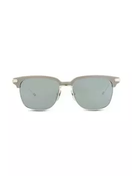 Квадратные солнцезащитные очки Clubmaster 55MM Thom Browne, серый
