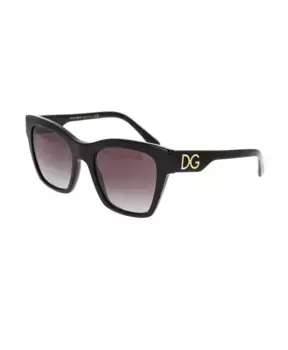 Квадратные солнцезащитные очки dg4384 501 8g Dolce & Gabbana, черный