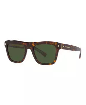 Квадратные солнцезащитные очки dg4420 502 71 Dolce & Gabbana, коричневый