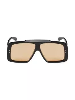 Квадратные солнцезащитные очки Fashion Show 62MM Gucci, черный