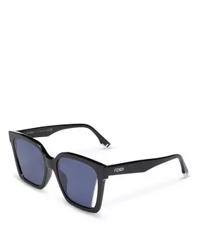 Квадратные солнцезащитные очки Fendi Way, 55 мм Fendi