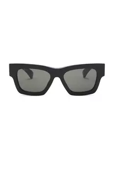 Квадратные солнцезащитные очки Gucci, black & grey