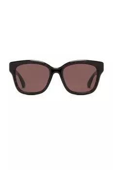Квадратные солнцезащитные очки Gucci, havana & brown
