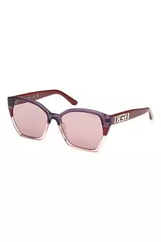 Квадратные солнцезащитные очки Guess, фиолетовый