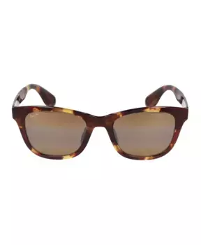 Квадратные солнцезащитные очки из ацетата Hana Bay Maui Jim, коричневый